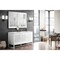 James Martin Vanities Athens 60in Double Vanity, Glossy White w/ 3 CM Arctic Fall Solid Surface Top E645-V60D-GW-3AF - alternate 3